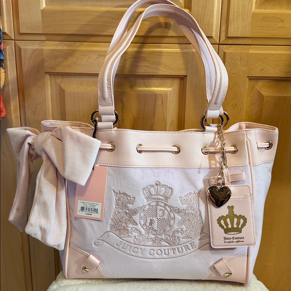 Juicy Couture classic Scottie dog Tote Bag